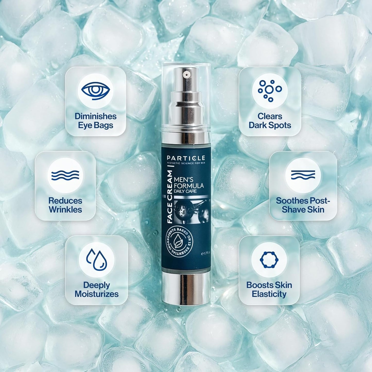 Particle 6-in-1 Face Cream for Men | Anti Aging Daily Face Cream | 1.7 FL OZ