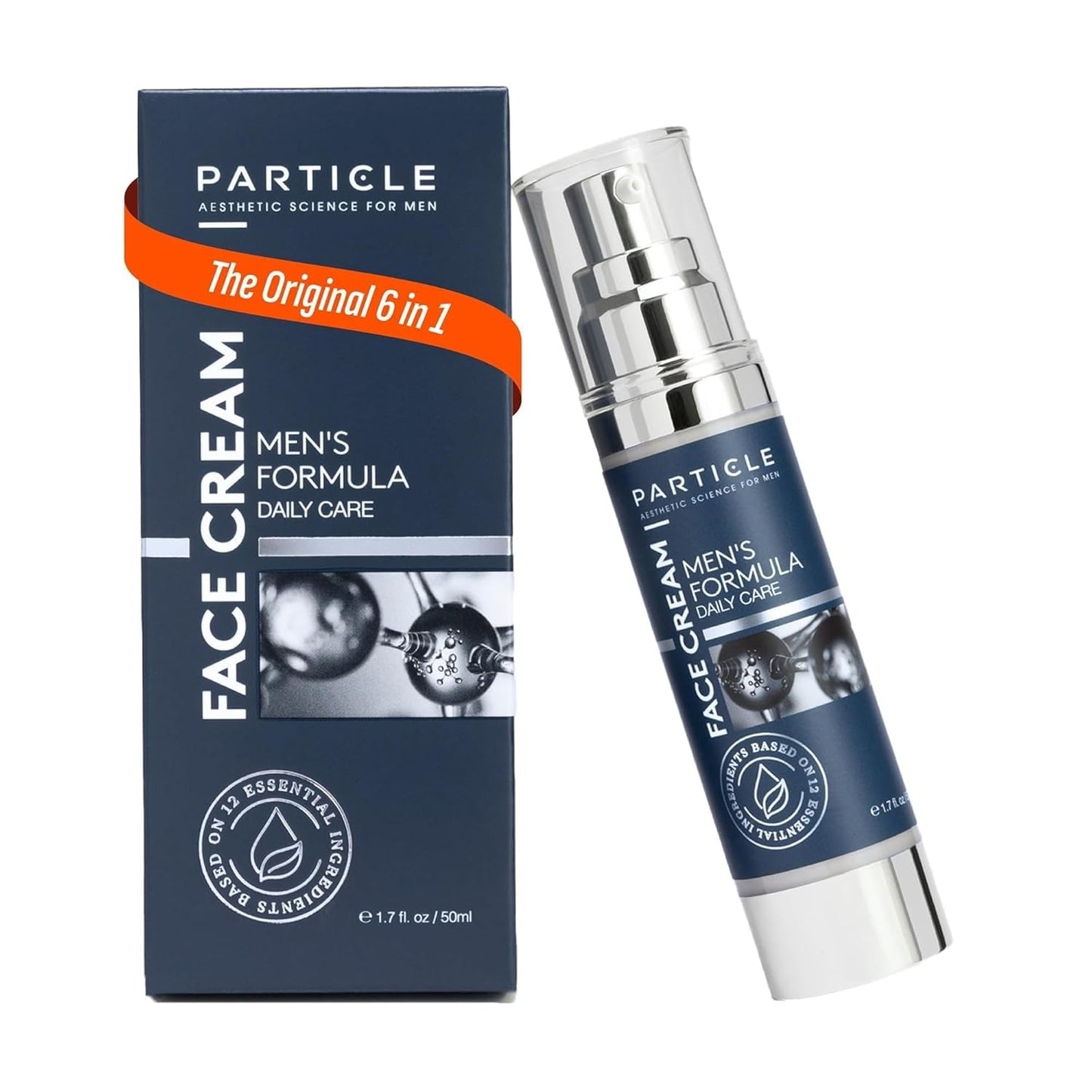 Particle 6-in-1 Face Cream for Men | Anti Aging Daily Face Cream | 1.7 FL OZ